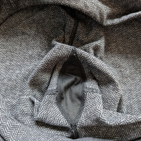 Lululemon Wunder Under Pant Low-Rise Heathered Herringbone Black 9/14 Women 10 - Picture 9 of 13